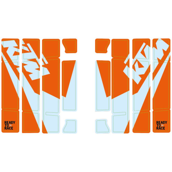 KTM Radiator protection grille sticker kit